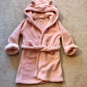 Gap Pink Fleece Robe 2 Years